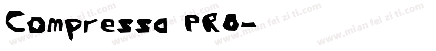 Compressa PRO字体转换